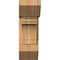 Ekena Millwork Merced Slat Smooth Bracket w/ Offset Brace, Western Red Cedar, 7 1/2"W x 18"D x 22"H BKT0806X18X22MRC06SWR - alternate 4